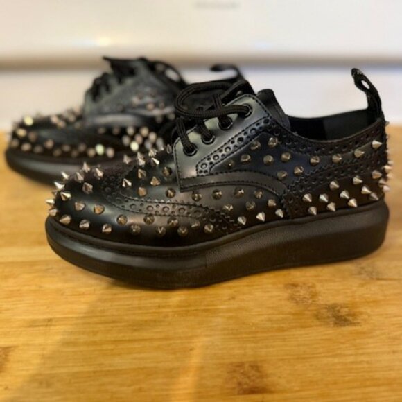 Alexander McQueen Studded Platform Sneaker / Oxford - RARE - Picture 11 of 16